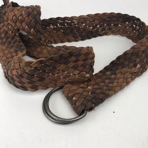Soft braided gold/brown belt